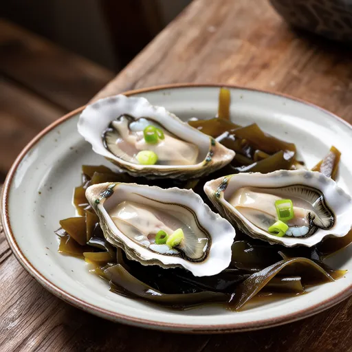 Steamed Oysters with Kombu