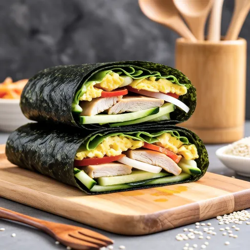 Diet Chicken Breast Gimbap Without Rice