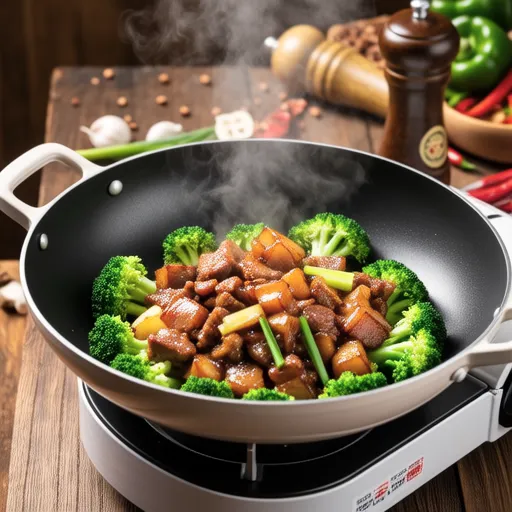 Broccoli and Pork Stir-Fry with Sansho Pepper
