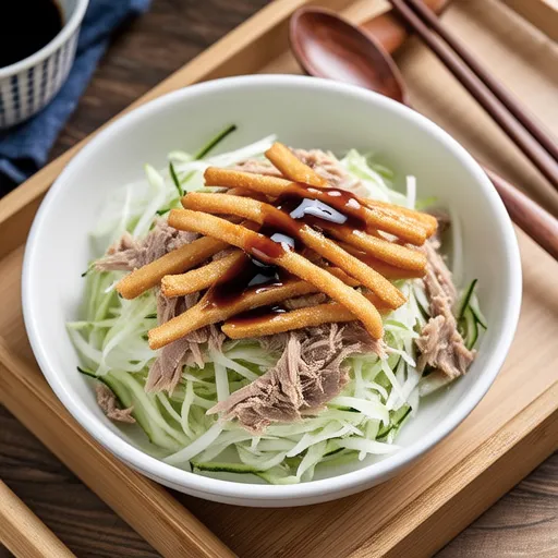 Aburaage and Daikon Tuna Salad