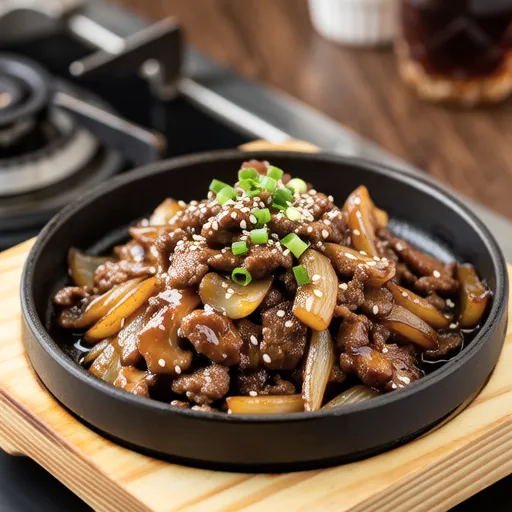Shimeji and Pork Ginger Stir-fry