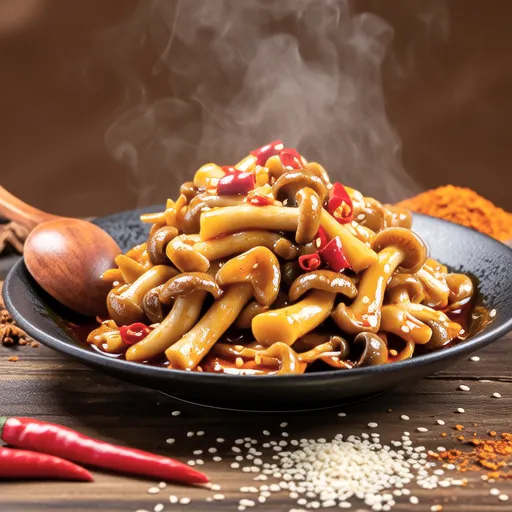 Spicy and Fragrant Kung Pao Mushrooms
