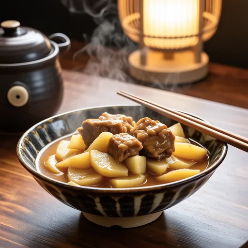 Simmered Atsuage and Daikon