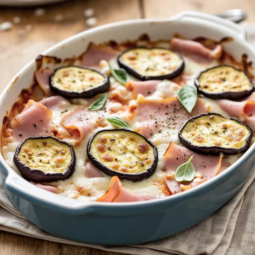 Eggplant and Ham Cheese Grill