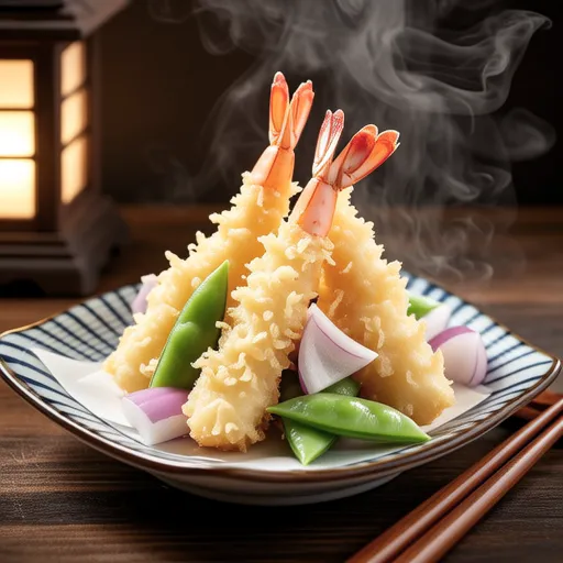 Sakura Shrimp and Broad Bean Tempura