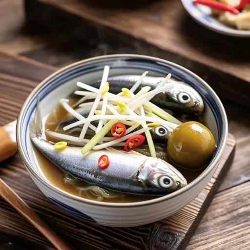 Simmered Sardines with Pickled Plum