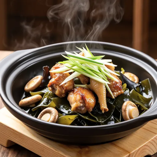 Wakame and Chicken Ginger Stir-fry