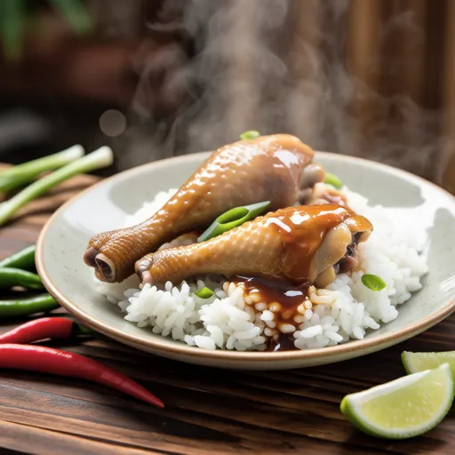 Thai-style Chicken Rice in Rice Cooker