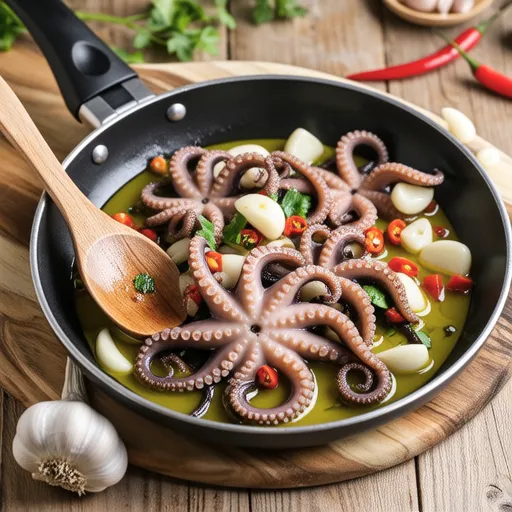 Goya and Octopus Ajillo