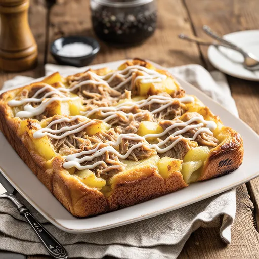 Tuna Potato Bread Cake