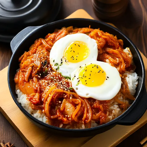 Riso fritto con kimchi