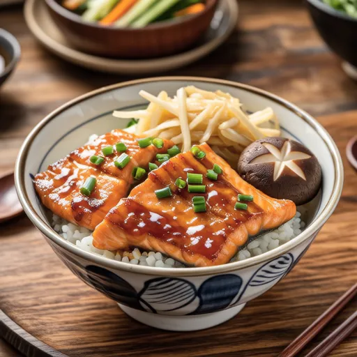 Autumn Salmon with Grated Daikon Set Meal