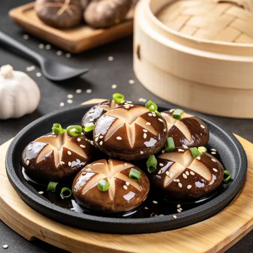 Stir-fried King Oyster Mushrooms in Soy Sauce