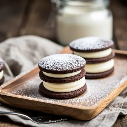 Cream Sand Chocolate Cookies