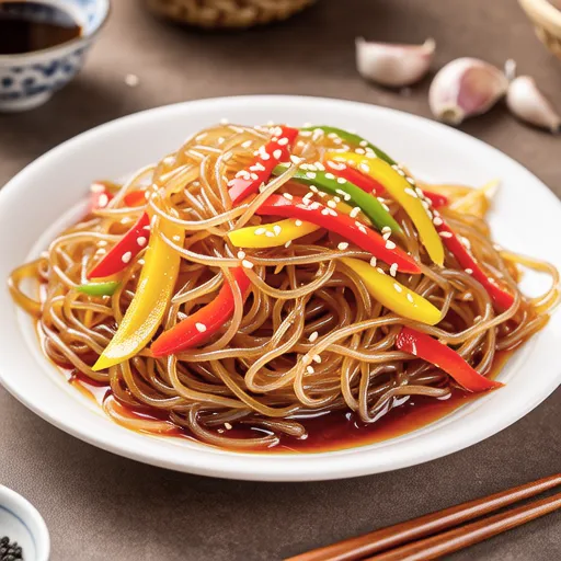 Shirataki and Bell Pepper Mentaiko Stir-fry