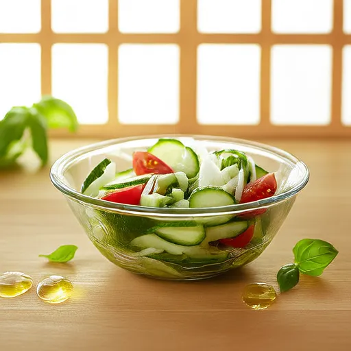 簡單的黃瓜番茄沙拉