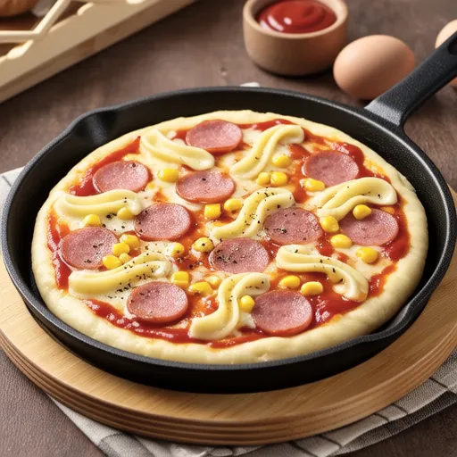 Pizza with Mochi Base