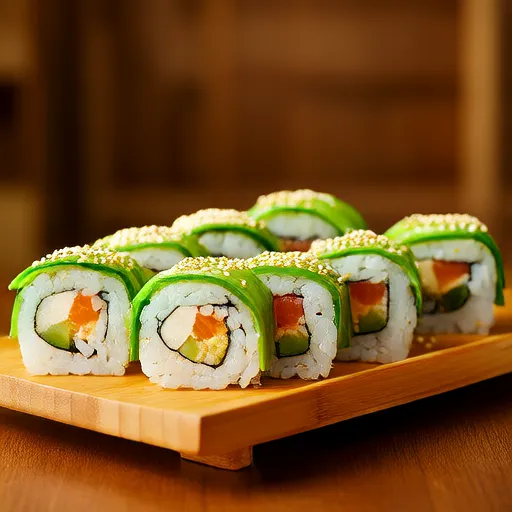 Tuna Cucumber Roll Sushi