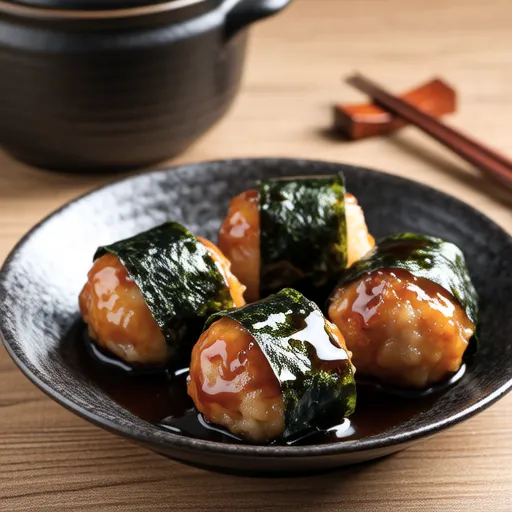 Pork Ball Seaweed Fry