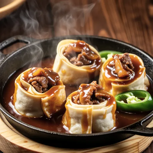 Spicy Miso Pork Wrapped Koya Tofu