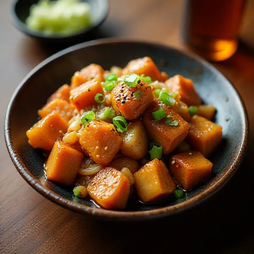 Sweet and Sour Stir-fried Pork and Shimeji Mushrooms