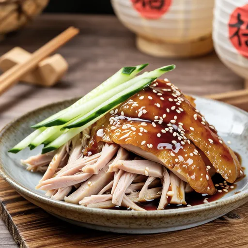 Chicken Breast with Sesame Miso Sauce