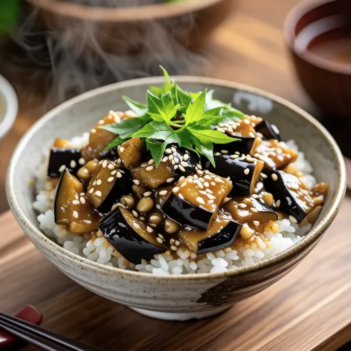 Eggplant Miso Mixed Rice