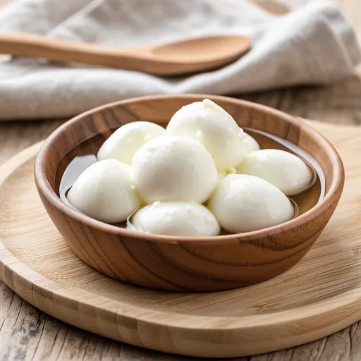 Mozzarella Cheese Marinated in Mentsuyu