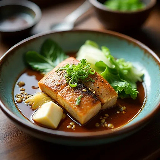 Chinese-style Miso Simmered Mackerel