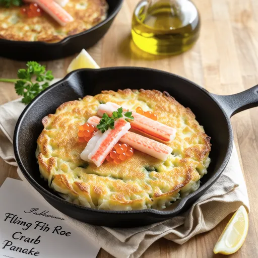 Flying Fish Roe Crab Stick Pancake