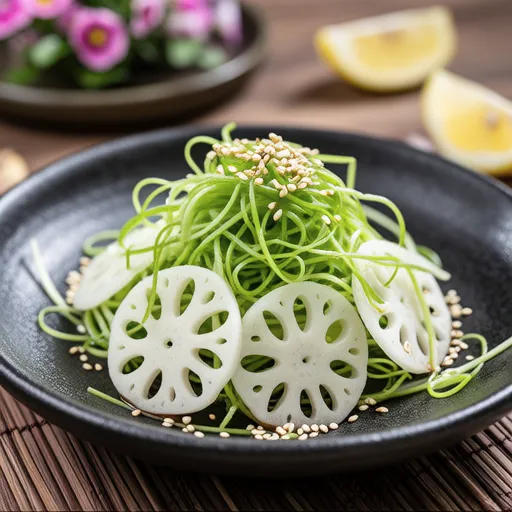 Lotus Root Salad with Ume Mayo