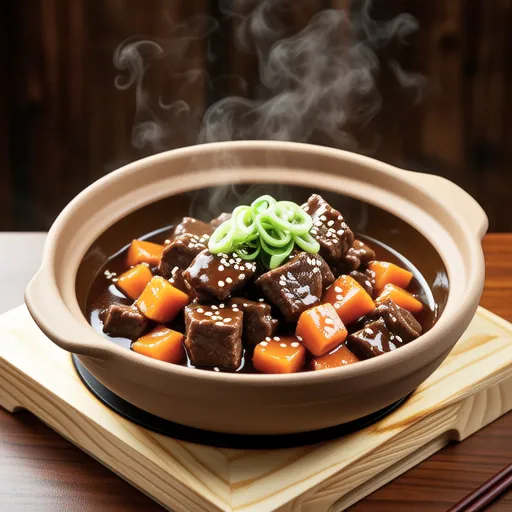 Korean-style Simmered Daikon and Beef