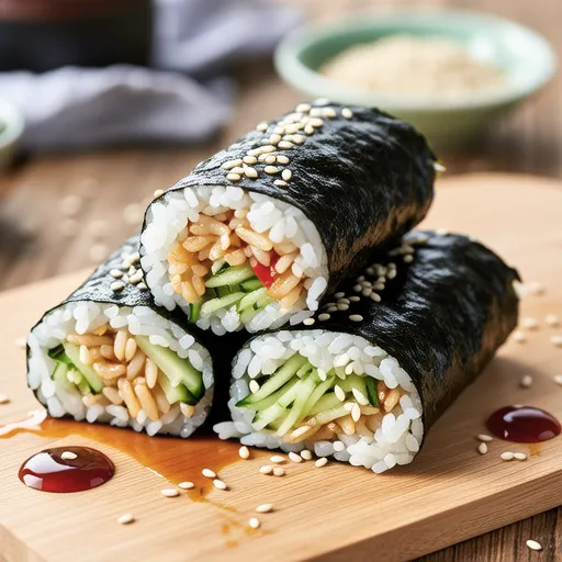 Iwashi Can and Cabbage Sesame Nori Roll