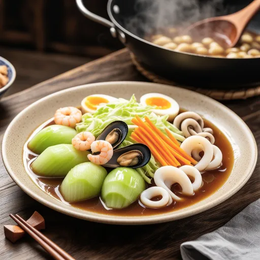 Winter Melon Stir-fry with Seafood Mix