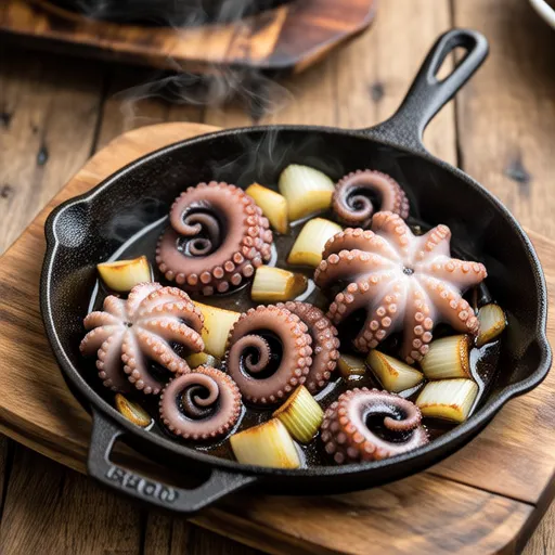 Onion and Octopus Ajillo