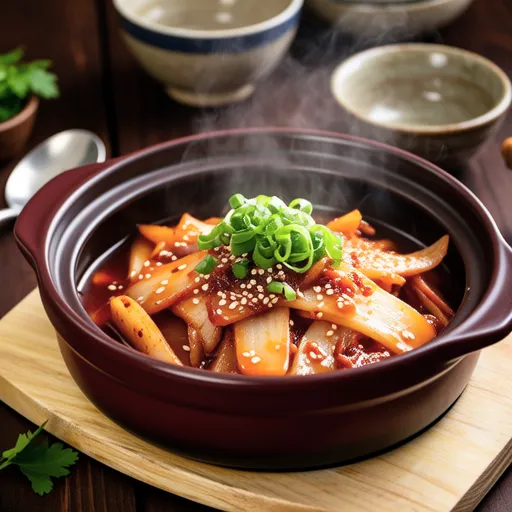 Radish Side Dish with Perilla Powder