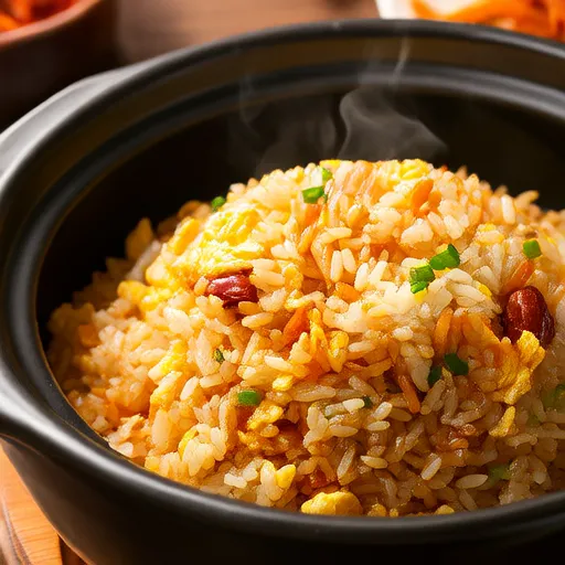 Arroz frito con kimchi