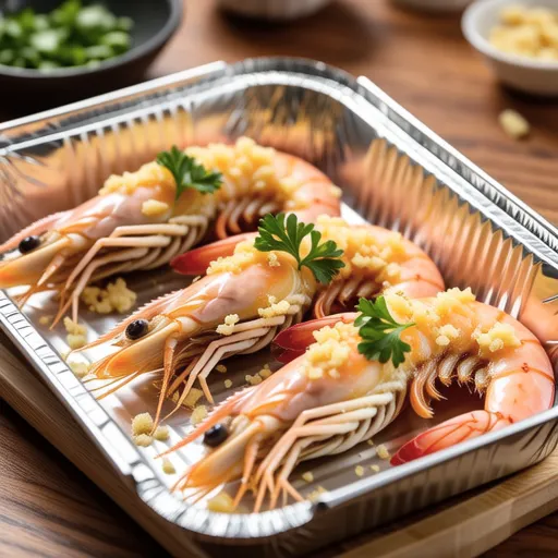 Garlic Breadcrumb Baked Shrimp