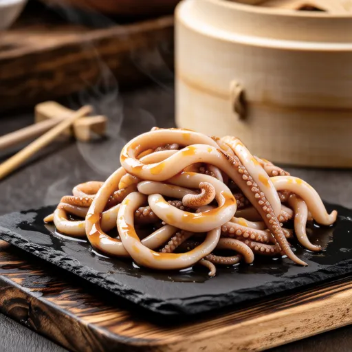 Soy Sauce Marinated Squid