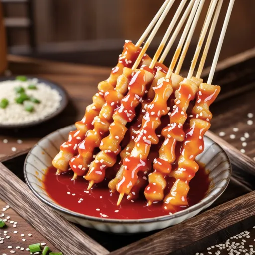 Tteok-kkochi (Korean Rice Cake Skewers)
