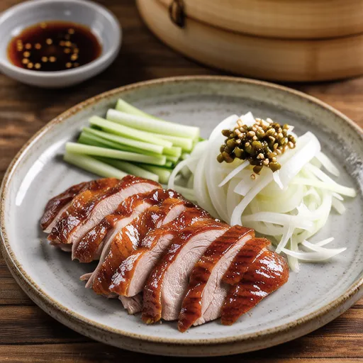 Smoked Duck with Chive Salad