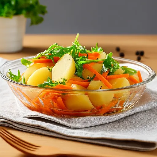 Salada de Cenoura e Batata