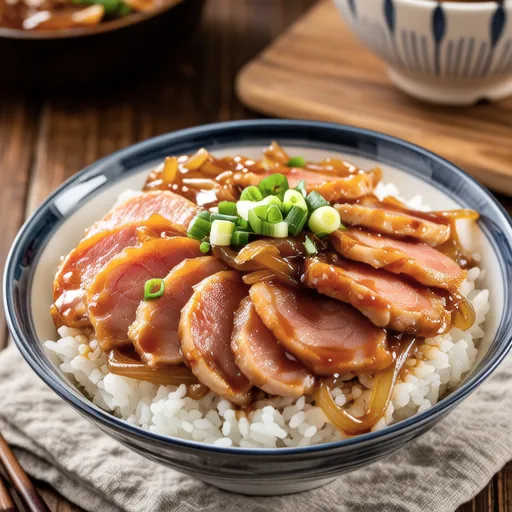 Spam Donburi Rice Bowl