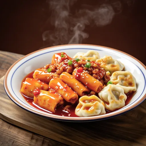 Kkanpung Dumpling Tteokbokki