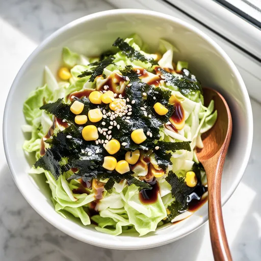 Cabbage and Hijiki Mayo Salad