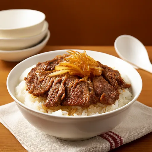 Tigela de arroz bulgogi simples e rápida