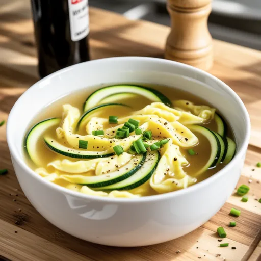 Simple Zucchini Egg Soup
