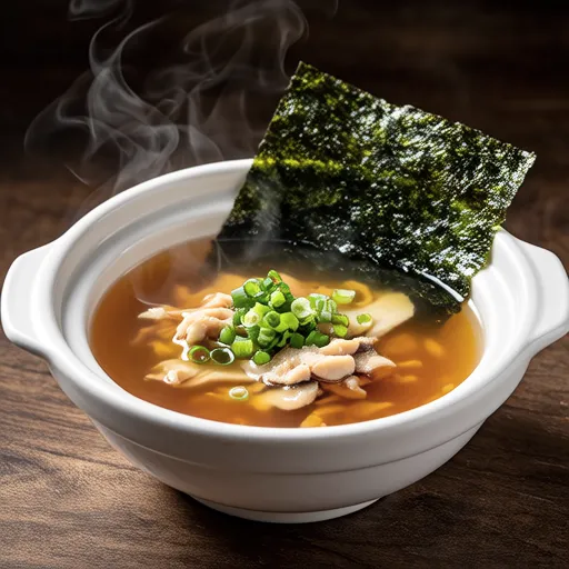 Yaki Nori and Green Onion Soup