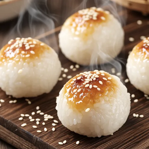 Grilled Wakame Rice Balls