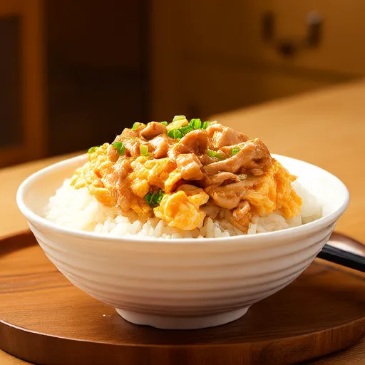 蛋與鮪魚拌飯